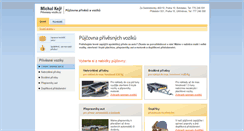 Desktop Screenshot of privesny-vozik.cz